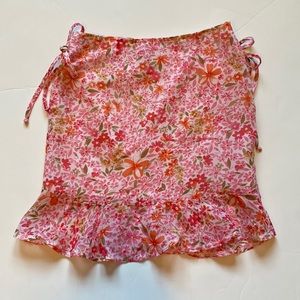 EUC floral skirt